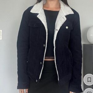 Brandy Melville corduroy Sherpa jacket